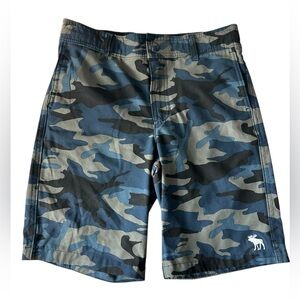 Abercrombie kids pool to play swim trunks athleisure shorts boys 9/10